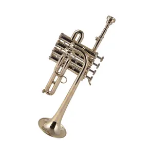 High Quality Piccolo trumpet Brass Trumpet Bb A Sliverplated Trumpet with good price