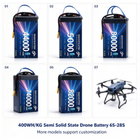 Baterai Drone Survei 3D Arkeologi XINGTO Pabrik Langsung 400Wh/kg Solid State 16.5/33/40/44/50/66/74/82ah untuk Pemetaan dan Penerbangan Jarak Jauh