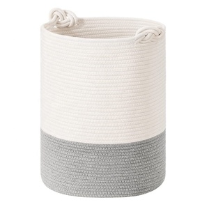 Nouvelle Arrivée Panier de Rangement en <span class=keywords><strong>Corde</strong></span> pour Jouets et Vêtements, Organisateur pour Salon - Product Image 1