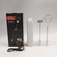 Batteur Électrique Personnalisé en Gros, Mini Fouet Automatique, Mousseur à Lait Portable, Mélangeur à Café, Outils pour Thé et Matcha