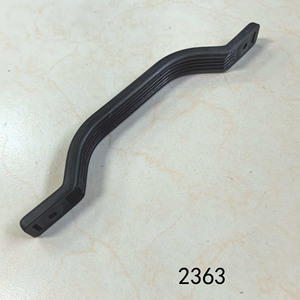 Furniture Handle Bar <b>Black</b> PP Plastic 204.4 Mm Hole Spacing Cabinet Storage Closet Minimalist Design 2363 - Product Image 3