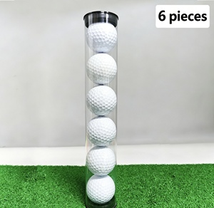 Custom Size Portable Clear PVC <b>Plastic</b> <b>Tube</b>, Transparent Storage Container for Golf Ball Packaging and Holding - Product Image 4