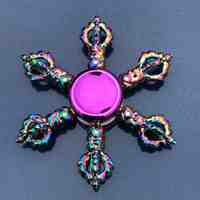 Nouvel Arrivage Fidget Spinner en Alliage, Jouet Anti-Stress pour Adultes et Enfants, Vente en Gros pour Magasins de Détail et Vendeurs de Rue