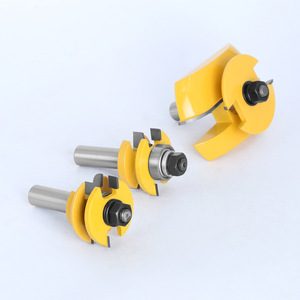 ชุดดอกกัดงานไม้ลาวี 3 ชิ้น 12 ตะปู แบบสองด้าน R สำหรับงานประตูตู้และงานแปรรูปไม้ - Product Image 2