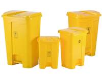 Nouvelle machine d'impression pneumatique semi-automatique à plat TJ-69 pour le marquage à chaud des logos sur les poubelles en plastique de 1100L – 4 faces