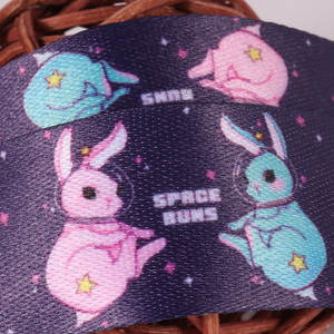 定制涤纶设计师钥匙扣耐用颈带挂绳卡哇伊 - Product Image 6