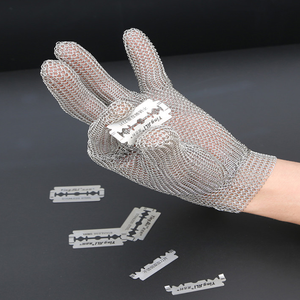 Gant en maille métallique hautement élastique de qualité supérieure, gant de protection anti-coupure pour boucher, chef, travail de sculpture sur bois - Product Image 4