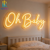 Letrero LED de Acrílico Brillante y Duradero, con Cambio de Color, Resistente al Agua IP65, Control Remoto, para Autos, Negocios, Restaurantes, Cafeterías
