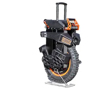 2 x GX20 4P şarj portu ile BEGODE EXTREME 134.4V ve 2400Wh kapasitesi 1 tekerlekli elektrikli scooter tek tekerlekli bisiklet