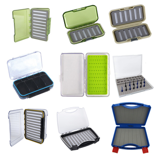Caja <span class=keywords><strong>de</strong></span> pesca con mosca impermeable súper delgada Compartimentos magnéticos múltiples Caja <span class=keywords><strong>de</strong></span> aparejos <span class=keywords><strong>de</strong></span> señuelo 09A-G046 (E10) - Product Image 2