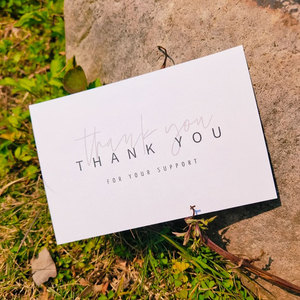 Biglietto <span class=keywords><strong>di</strong></span> Benvenuto Personalizzato per Hotel con Logo, Carta Offset, Libretto 'Grazie' con Stampa in Lamina, Goffratura Lucida e Serigrafia Aziendale - Product Image 4