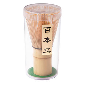 <span class=keywords><strong>Fouet</strong></span> à matcha en bambou doré artisanal, <span class=keywords><strong>chasen</strong></span> japonais traditionnel à 100 brins pour la préparation du thé de qualité cérémonielle - Product Image 1