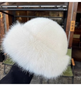 Gorro de Piel Sintética para Mujer, con Gran Circunferencia, Estilo Noble y Lujoso, Cálido para Invierno - Product Image 5