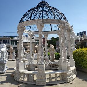 <span class=keywords><strong>Giardino</strong></span> esterno moderno prodotti in pietra grande intagliato a mano Gazebo in marmo <span class=keywords><strong>giardino</strong></span> pietra prezzo - Product Image 3