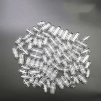 1x2,5 cm 1,4x2,4 cm 1,5x3,5 cm Nouveau style Vente en gros Mini capsules en plastique Emballage Contenants en plastique