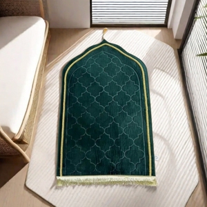 Hồi giáo hành hương cầu nguyện Mat nổi dày độn cầu nguyện Mat di động với tua thảm - Product Image 6