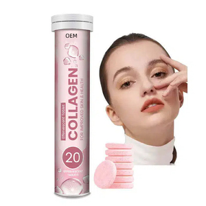Comprimés effervescents de collagène à marque privée OEM, peptides de collagène, produits de beauté, suppléments de vitamine C pour éclaircir la peau - Product Image 2