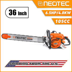 Expédié depuis les États-Unis NEOTEC NS8105 Tronçonneuse à chaîne 105CC 070 à essence, grande puissance, tronçonneuse professionnelle de fabrication allemande 070 - Product Image 3