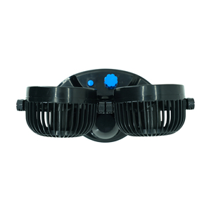 Ventilateur de voiture portable à double tête électrique MITCHELL 2020, vente chaude, personnalisé, haute vitesse, refroidissement automatique, DC 12V 24V, 4 pouces - Product Image 2