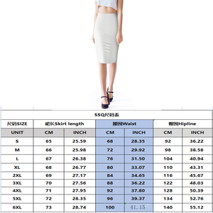 <span class=keywords><strong>Jupe</strong></span> crayon taille haute tricotée, moulante, élégante, pour le bureau, pour femmes - Product Image 6