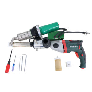Herramienta de Soldadura por Extrusión de Plástico Portátil LST610B, <span class=keywords><strong>Pistola</strong></span> de Soldadura por Extrusión de HDPE, PP, PE, PVC <span class=keywords><strong>para</strong></span> Soldadura de Geomembranas, Tuberías y Tanques - Product Image 1