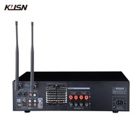500W + 500W Analogique DSP Audio Amplificateur de Puissance Karaoké Home Cinéma KTV Système de Son avec Bluetooth USB