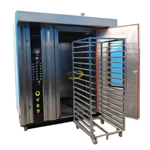 Heavy Duty Industrial 16-Layer 32-Tray Bakery Prices Rotary Rack Bread Oven