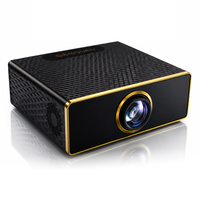 Projecteur LED 1600 Lumens 1080P avec décodage vidéo 4K, son HIFI STÉRÉO et haut-parleurs intégrés - Home Cinéma portable pour salon et chambre