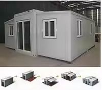 Meilleure vente 40ft 2 Chambres à coucher Conteneur extensible Villa préfabriquée Conteneur pliable extensible Restaurant de Chine
