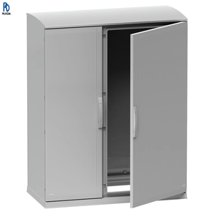 Nsyplazt15103g Porte à 2 battants, en polyester renforcé de fibres de verre, IP44, 1000 mm, Porte standard, Gris 320 mm, Série Panelset 1500 mm - Product Image 1