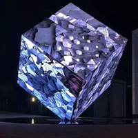 Écran LED créatif P2.0 couleur pleine résolution 8K étanche pour centre commercial, magasin pop-up, signalisation numérique, panneau flexible