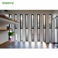 Ventana de Aluminio con Borde Estrecho Resistente a la Presión del Viento que Ofrece una Vista Panorámica para Edificios Residenciales de Gran Altura