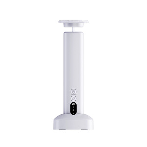 Extracteur de callosités électrique réglable à 6 vitesses et dispositif d'élimination des peaux mortes Réparation des pieds Râpe à pied en pierre ponce en acier inoxydable à long manche - Product Image 1