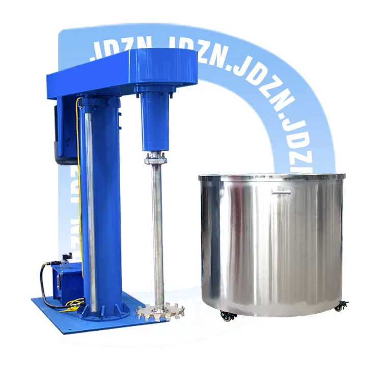 1000L High-Speed Vacuum Homogenizer Mixer Machine High-Efficiency Cosmetic Blender Disperser for Cosmetic making machine