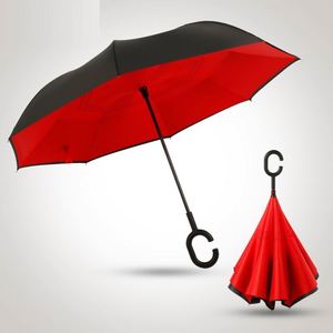 Parapluie publicitaire semi-automatique personnalisé en forme de C pour voiture, double personne, anti-pluie et anti-soleil, idéal comme cadeau d'entreprise - Product Image 4