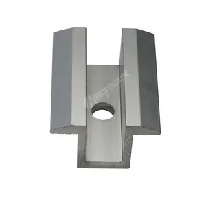 HQ MOUNT Best Price Wholesale Aluminum Solar Mount Bracket Rapid Mid Clamp For Metal Roof Energy Products Mounting