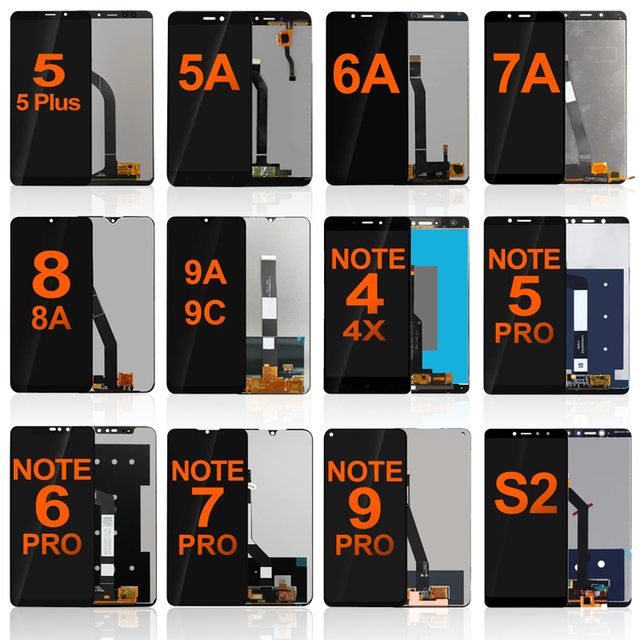 All Redmi Models LCD Touch Screen Digitizer Assembly Original Quality Bulk Supply