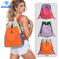 Sac de sport en gros, sac de voyage décontracté, sac à dos scolaire, sac de fitness, sac à cordon polyvalent pour activités de plein air, sac à dos sportif