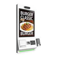 Kiosque intelligent à écran tactile de 32 pouces, écran LCD vertical, affichage numérique Full HD, terminal de commande automatique, gestion basée sur le cloud SDK
