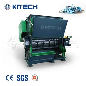 PP PE BOPP LDPE HDPE PS ABS Lumps Drip Tape Heavy Duty Plastic Single Shaft Shredder Machine