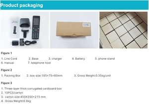 Teléfono de mano <span class=keywords><strong>IP</strong></span> inalámbrico con 3 líneas <span class=keywords><strong>SIP</strong></span> Tarjeta SIM 4G Bandas completas Grabación de llamadas Pantalla a color de 2,4 "para Bluetooth GSM POE Netw - Product Image 2