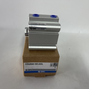 SMC CDQ2B40-10D-A93L Aluminum Pneumatic Cylinder Durable Industrial Component Japan Made - Product Image 1