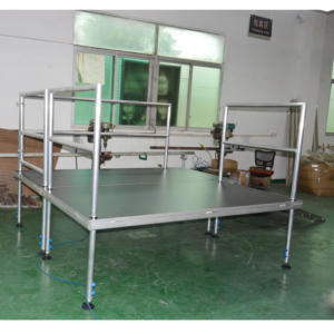 Scène d'événement mobile extérieure en aluminium de haute qualité avec pieds réglables, certifiée CE, montage facile et plateforme antidérapante - Product Image 5