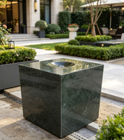 Décorations de jardin modernes en basalte pour l'extérieur - Durables et écologiques