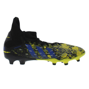 Chaussures Adidas Predator Freak .3 Terrain Ferme pour Hommes, Taille 10.5, Couleur : Noir/Jaune - Product Image 2