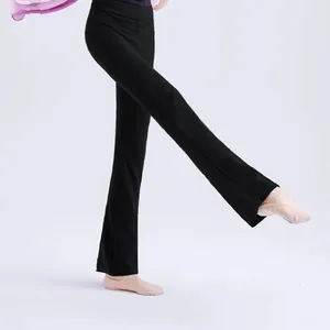 <span class=keywords><strong>Pantalones</strong></span> Casuales de Algodón Modal, <span class=keywords><strong>Pantalones</strong></span> de Yoga y Danza con Corte Acampanado - Product Image 4