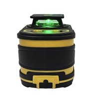 Niveau laser vert industriel pour la construction, précision 1 mm/5 m, portée intérieure 20 m, batterie Li-Ion, longueur d'onde 532 nm, garantie 1 an