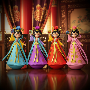 Xi'an Datang City Four Beauties Tumbler ultimo regalo di novità "città non dorme mai" della sorellina inviato musica rituale classica - Product Image 3