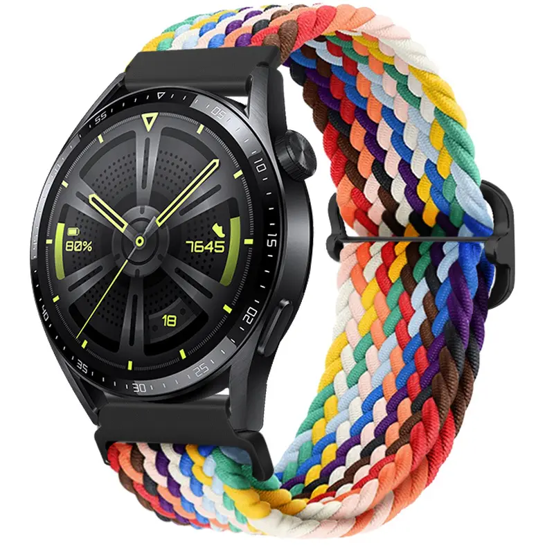 20/22mm nylon loop band Watch strap braided loop for For Amazfit GTS/2/2e/3/GTS2 Mini/GTR/3/Pro/GTR2/47mm/42mm/stratos