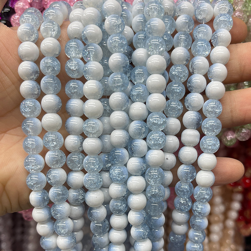 glass beads 8mm wholesale bulk from factory